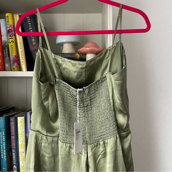 Reformation Oaklie Silk Slip Midi Dress - Picture 9 of 11